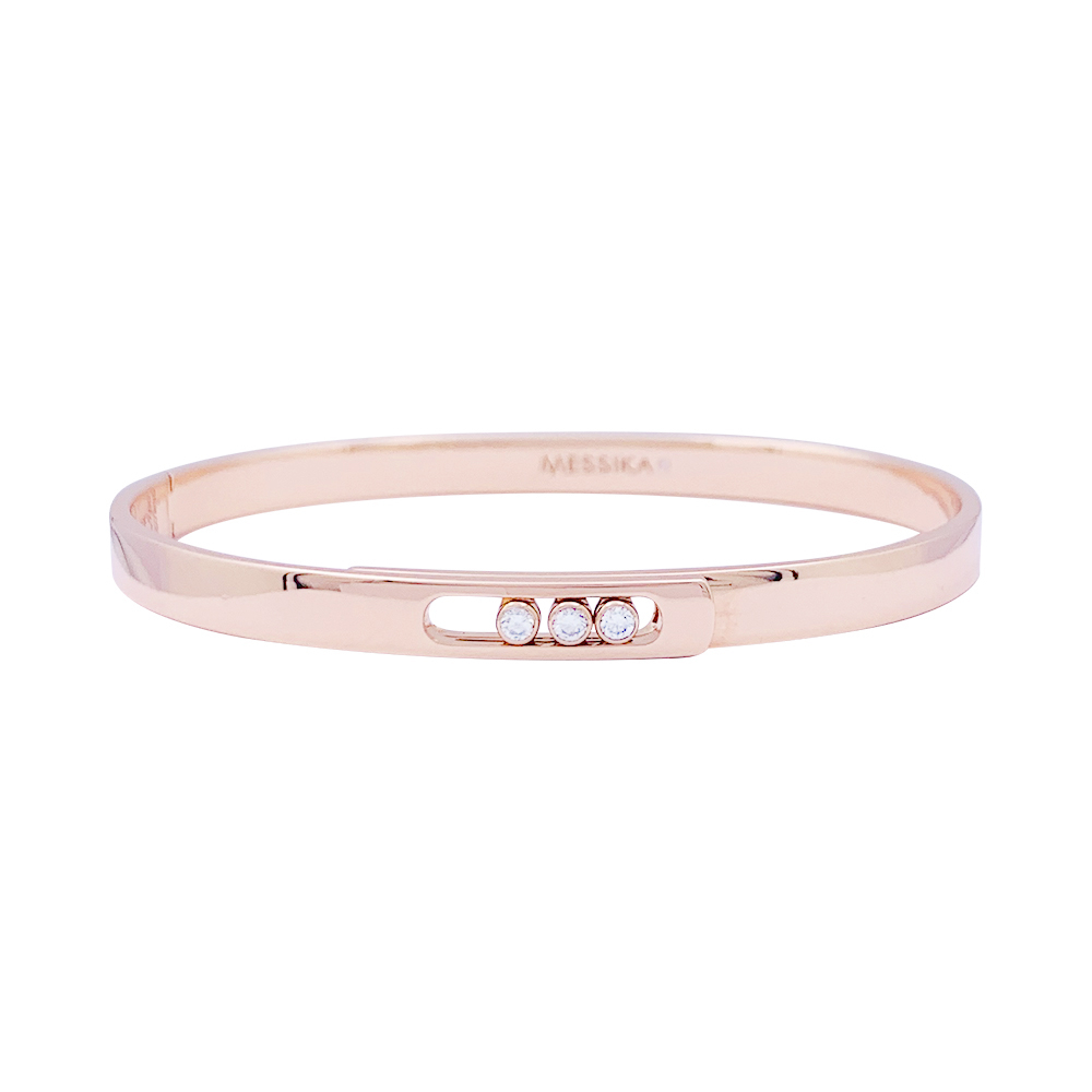 10092 | Buy Online Messika Move Noa PM Pink Gold Diamond Bangle Size M  Watches of Mayfair
